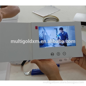 2.4''/2.8''/4.3'/5"/7'/9"/10'' TFT LCD Video Card/Lcd Video Booklet/Video Brochure For Advertising